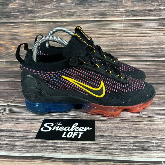 Nike Air Vapormax Flyknit Gradient Black Women's Athletic Shoes Size 6.5 - Picture 1 of 8